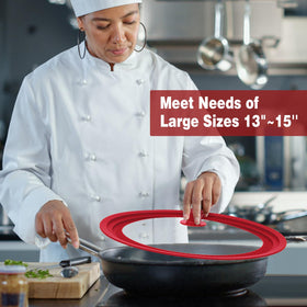 Zhulerzil lid is dishwasher safe for easy cleaning after cooking.