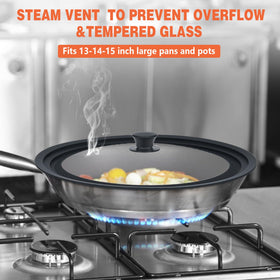 Zhulerzil lid includes a steam vent to regulate pressure