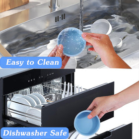 ZHYEEDAA silicone molds work in microwave for fast cooking.