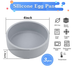 ZHYEEDAA trio egg molds stacked for meal-prep versatility.