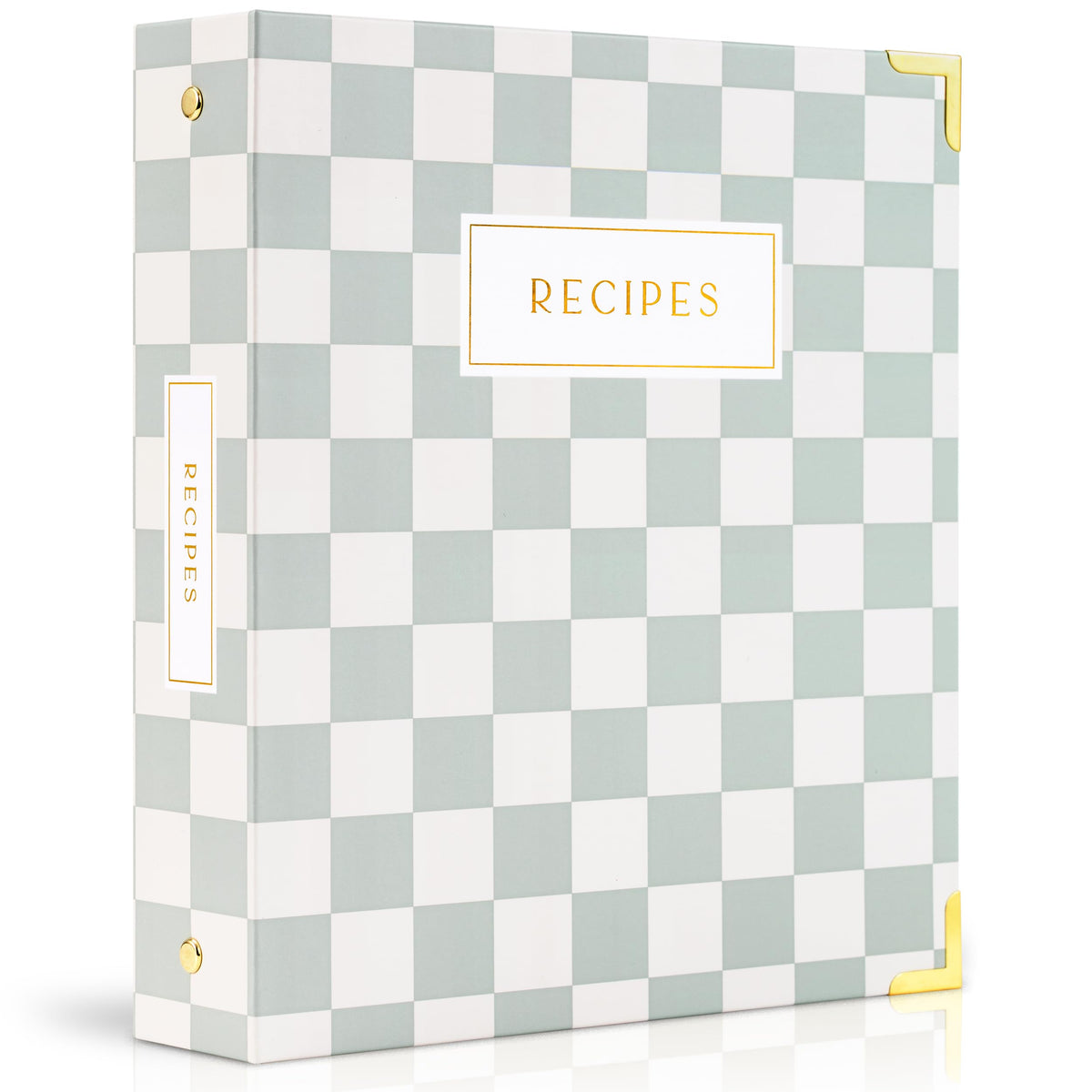ZICOTO aesthetic recipe binder with waterproof cover protects handwritten recipes during kitchen use.