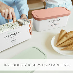 ZICOTO label stickers for freezer help track flavors at a glance.