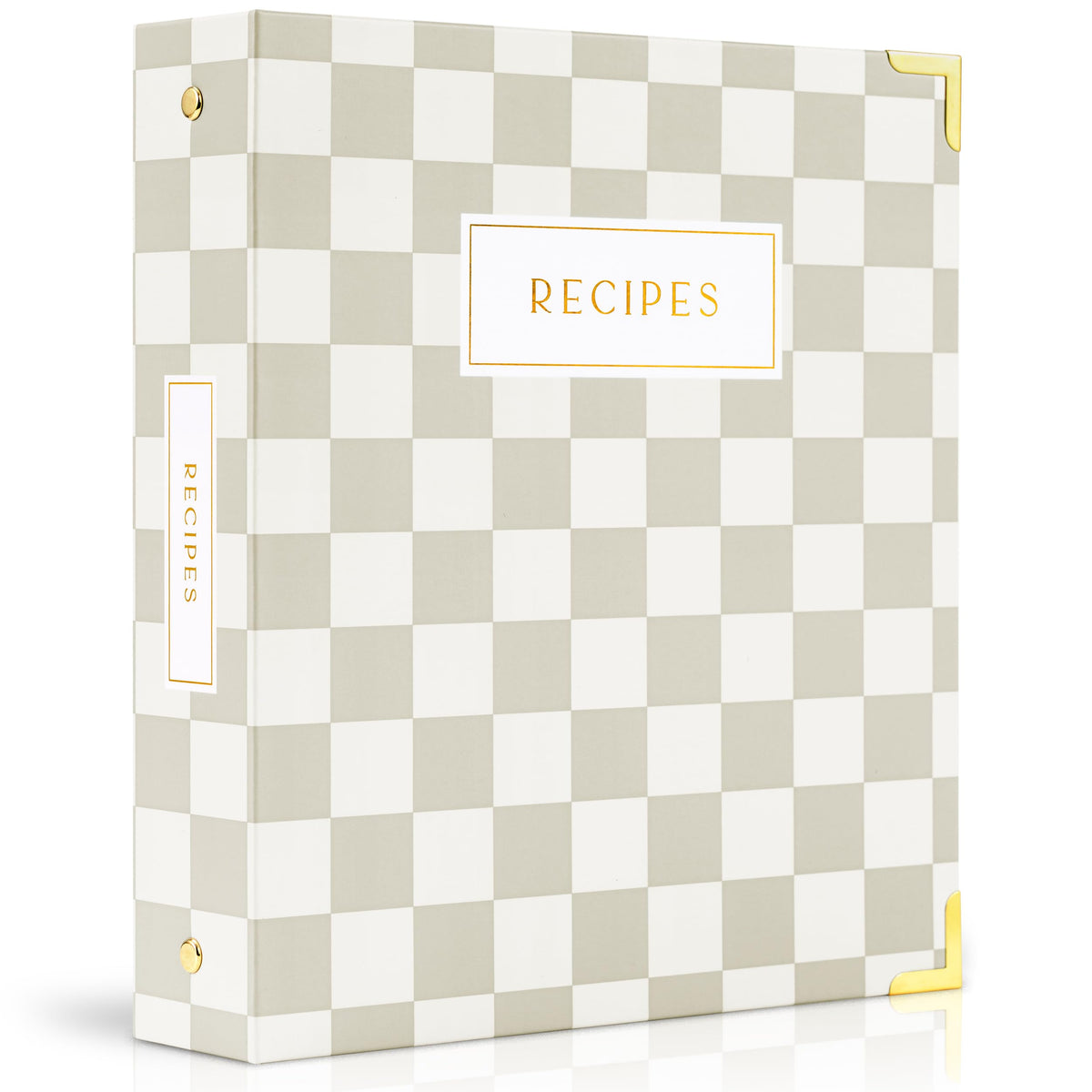 ZICOTO recipe binder with waterproof cover protects pages during messy cooking