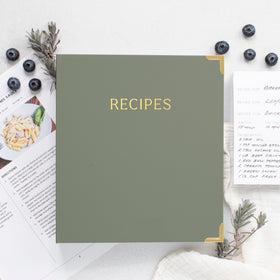ZICOTO blank recipe cards templates for recording ingredients and steps.
