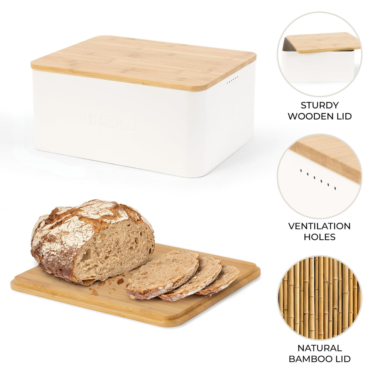 ZICOTO wooden lid serving plate – lid doubles as a plate to present baked goods.