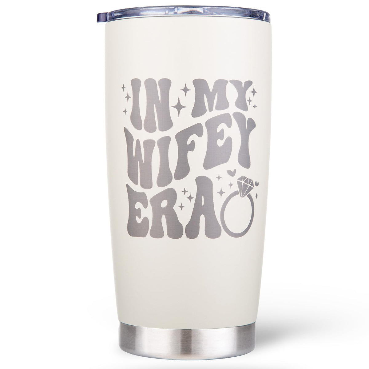 Zicutur Wifey Era 20oz tumbler with laser engraving for daily hydration