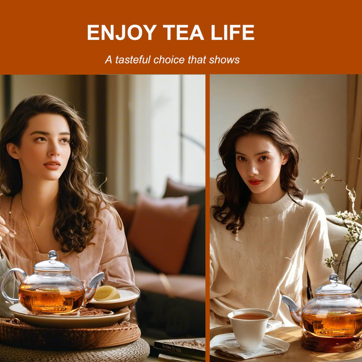 Zifoudvs blooming tea maker shows blooms during infusion for visual appeal