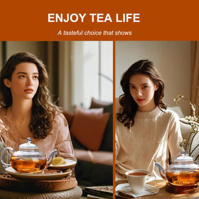 Zifoudvs blooming tea maker shows blooms during infusion for visual appeal