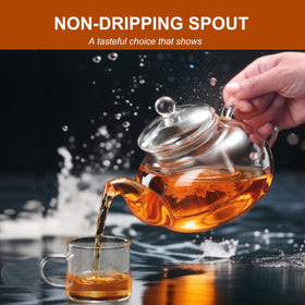 Zifoudvs dishwasher-safe teapot top rack for convenient cleaning