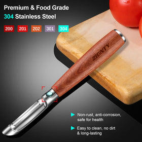 ZIGNTY multifunction kitchen peeler for potatoes, carrots, cucumbers and more.