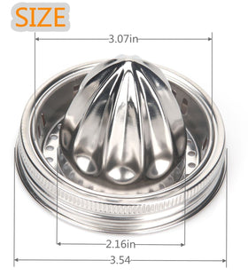 ziHenryDa juicer lid on jar top view showing tight seal