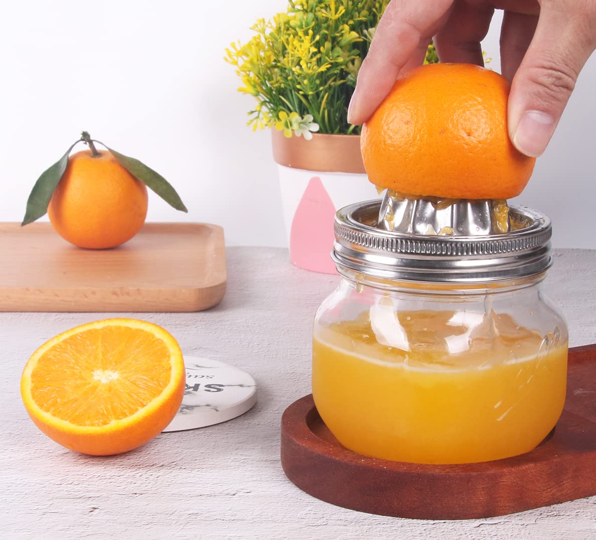ziHenryDa wide-mouth jar compatibility with the juicer lid