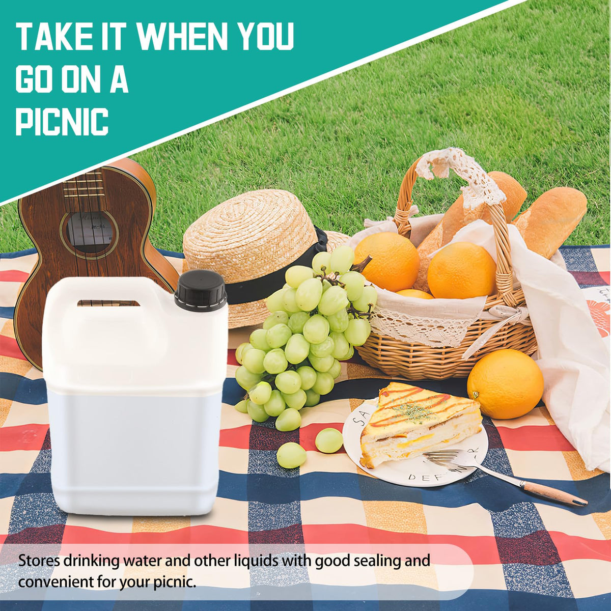 Zikoos 1-gallon container: versatile storage for water and more