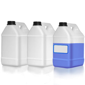 Zikoos 3-pack 1-gallon jug with lids: secure storage for liquids