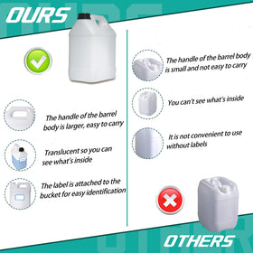 Zikoos multiuse containers: ideal for cleaning solutions