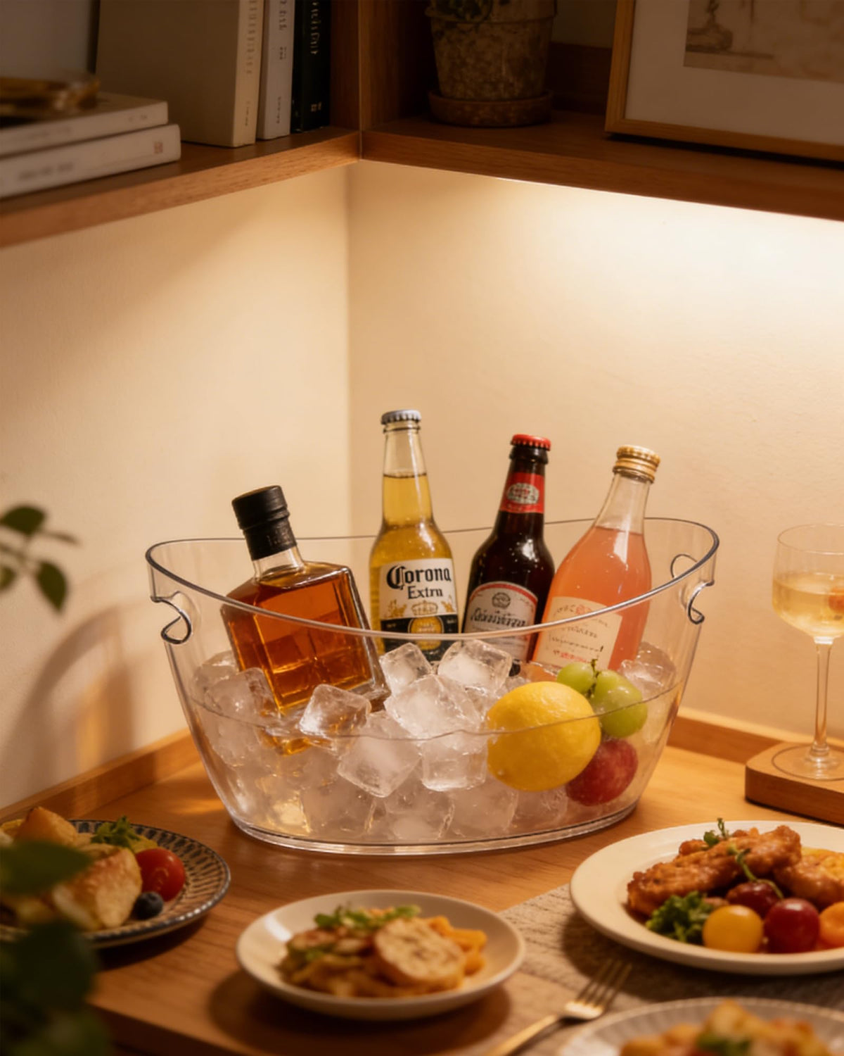 ZILAMGOO ergonomic side handles simplify carrying from prep to table.