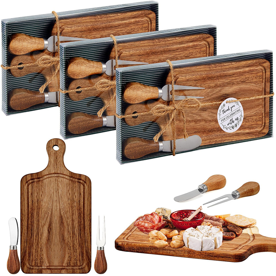Ziliny acacia square cheese board highlighting natural grain for stylish entertaining