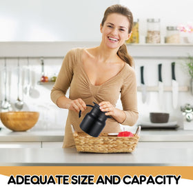 Ziliny double-wall vacuum stainless steel construction preserves temperature.