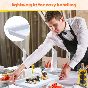 Ziliny easy-clean plastic trays simplify post-event cleanup.