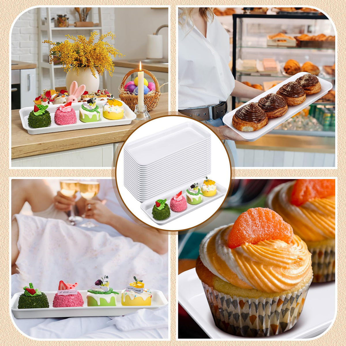 Ziliny versatile trays ideal for Christmas, birthdays, barbecue gatherings