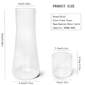 ZILJJ kitchen dining carafe with tumbler for versatile serving.