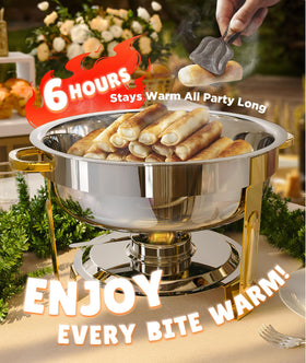 ZILODE chafing dish water basin designed to keep foods warm.
