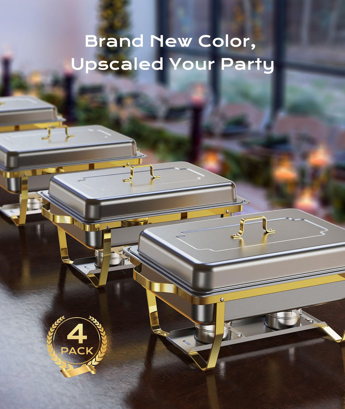 ZILODE gold-silver palette elevates table presentation.