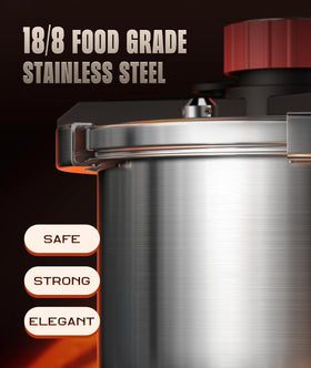 ZILODE steam rack included expands steaming options.