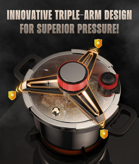 ZILODE tri-arm stability system enhances sealing and safety.