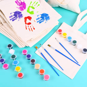 Zioffiel acrylic paint set with vibrant colors.