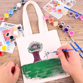 Zioffiel tote decorated as party gift bag ideas.