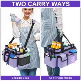 ZIOZERTT caddy with cushioned handle and Velcro for secure grip