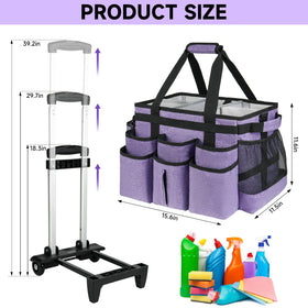 Foldable trolley and handle on ZIOZERTT enable compact storage