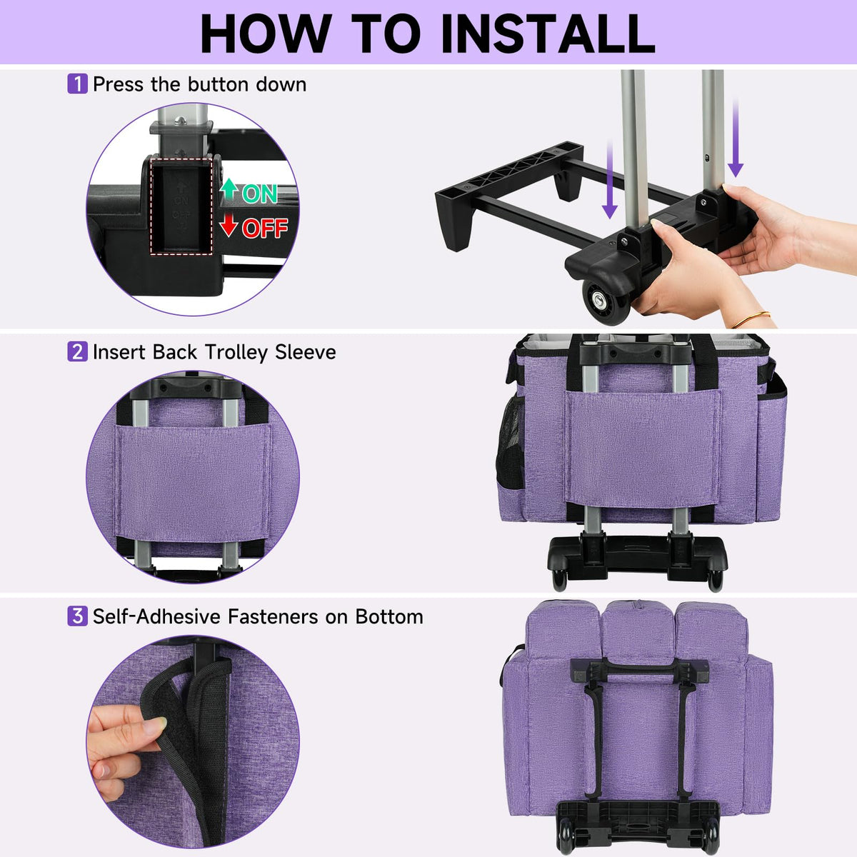 ZIOZERTT shoulder strap offers hands-free carrying during cleaning