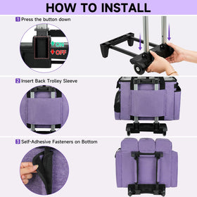 ZIOZERTT shoulder strap offers hands-free carrying during cleaning