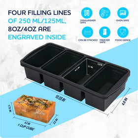 ZIP STANDING anti-slip handles improve grip when carrying the trays.