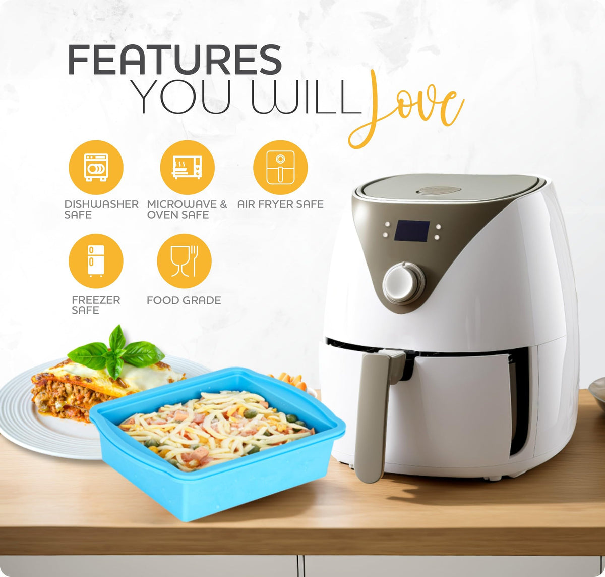 ZIP STANDING 125ml/250ml/500ml fill lines improve portion control.