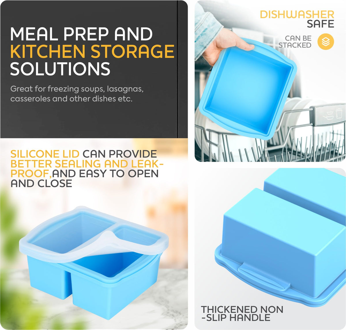 ZIP STANDING trays are microwave and oven safe for versatile use.