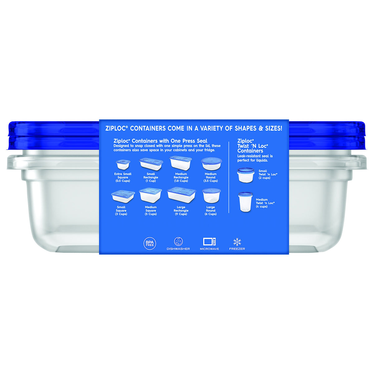 Ziploc measurement lines aid precise portion sizing for meals