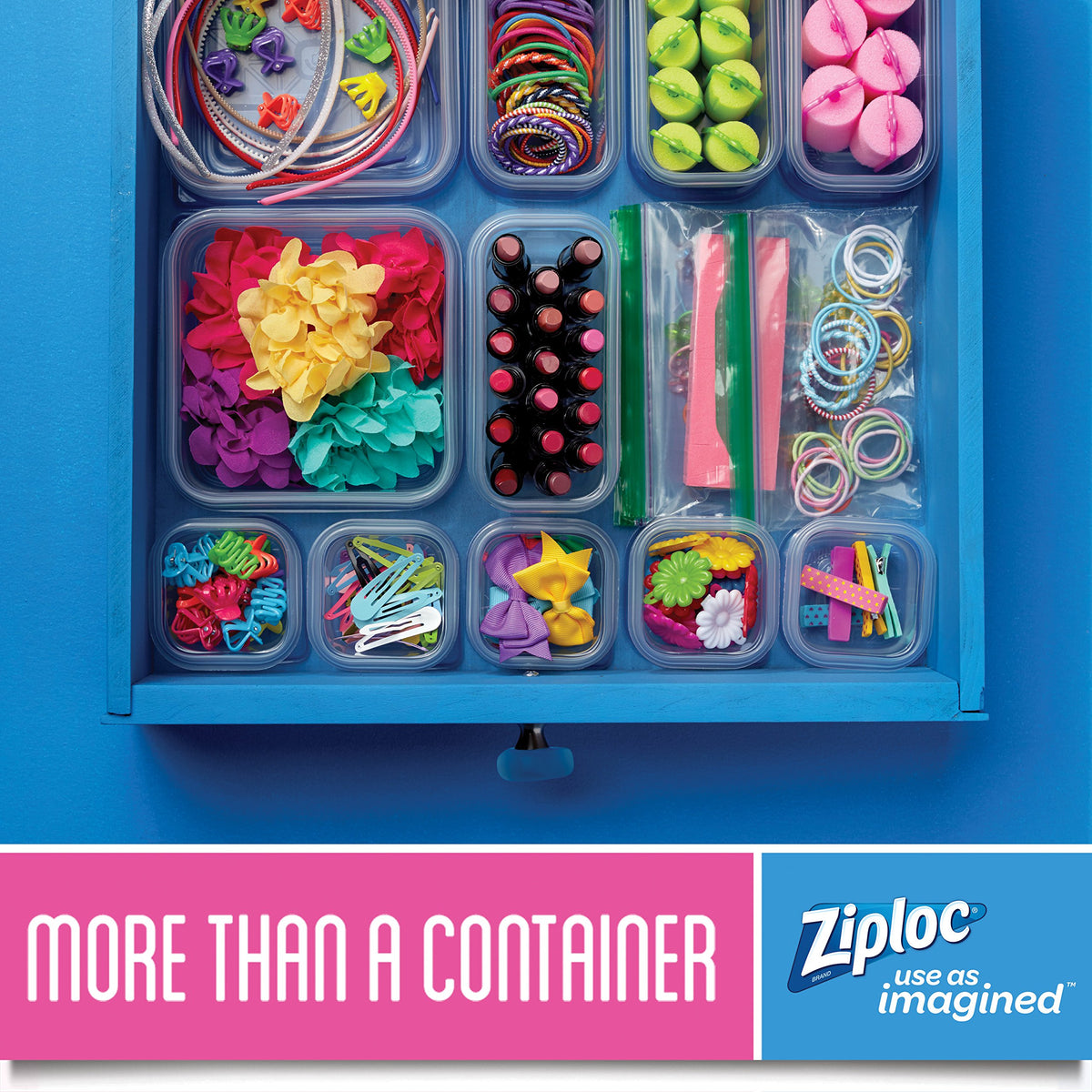 Ziploc microwave and dishwasher safe design for quick reheating and cleanup