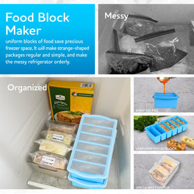 ZIP STANDING dishwasher-safe freezer mold supports batch freezing and quick cleanup.