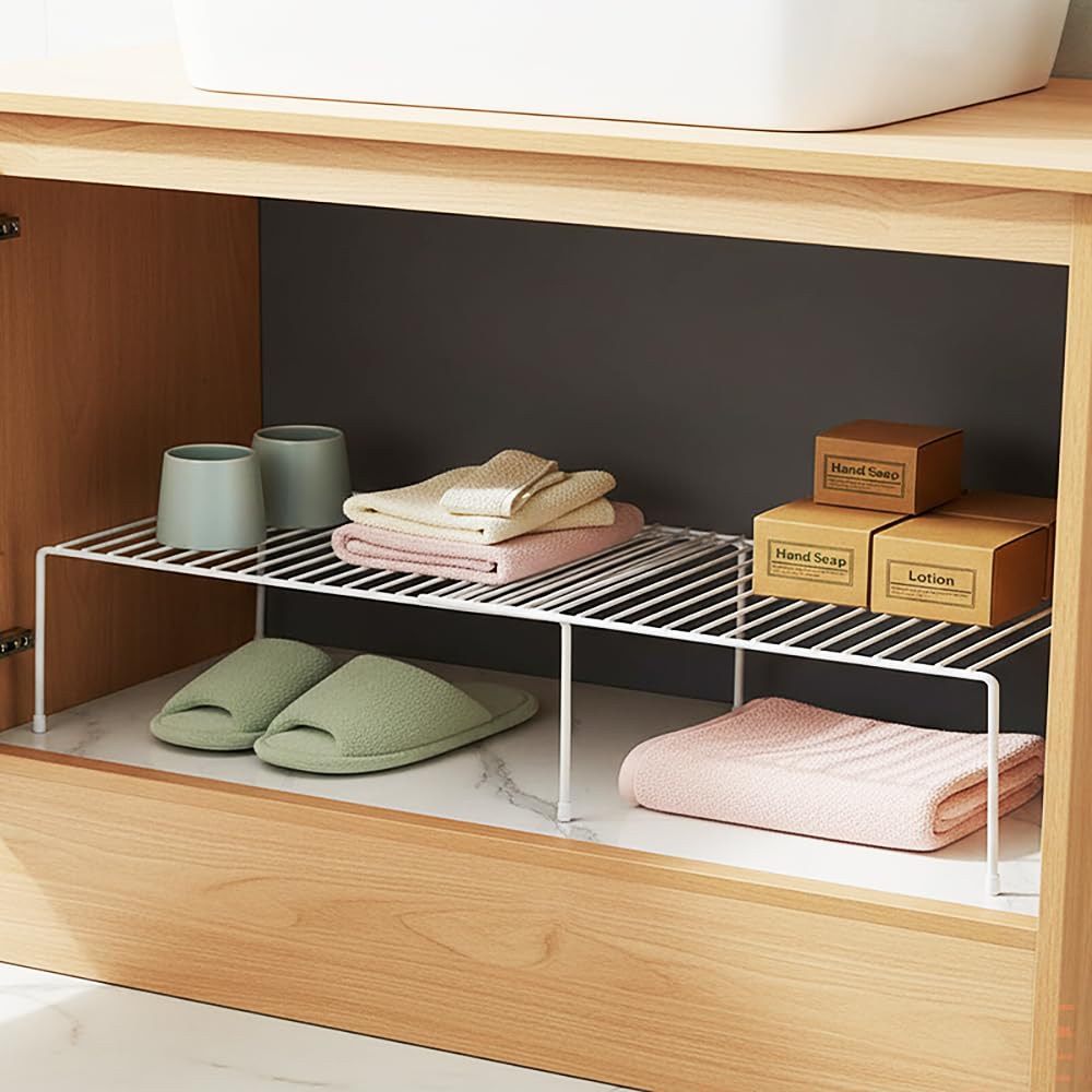 Ziroland pantry storage shelf expandable for cans and essentials.