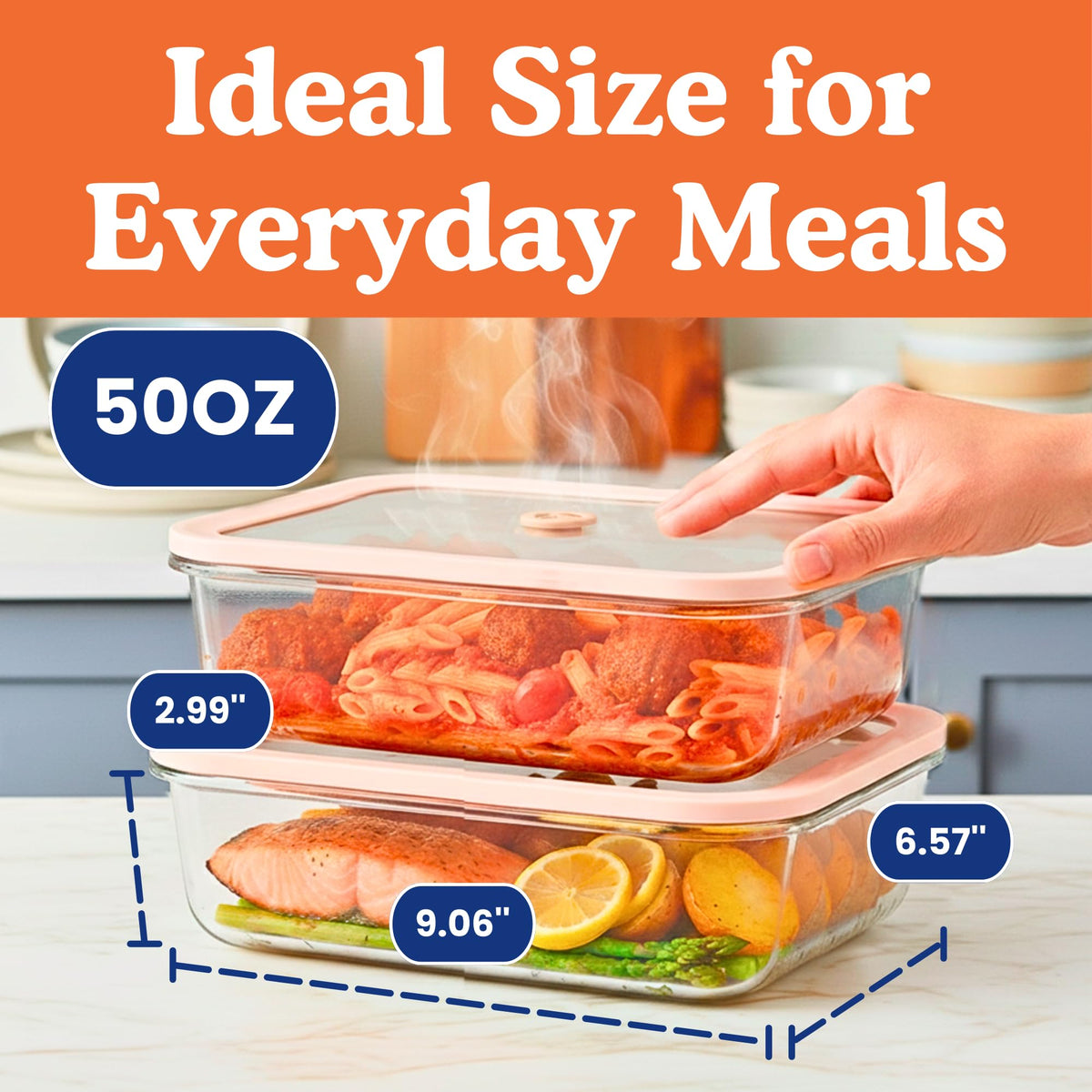 Ziruma plastic-free storage protects food quality and flavor.