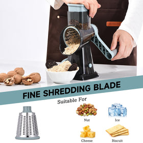 Ziweaye rotary grater with detachable parts for easy storage