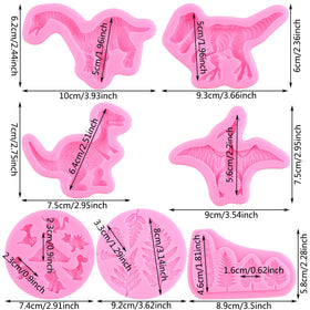 ZiXiang dinosaur mold figure 2 for intricate candy designs and themed desserts.