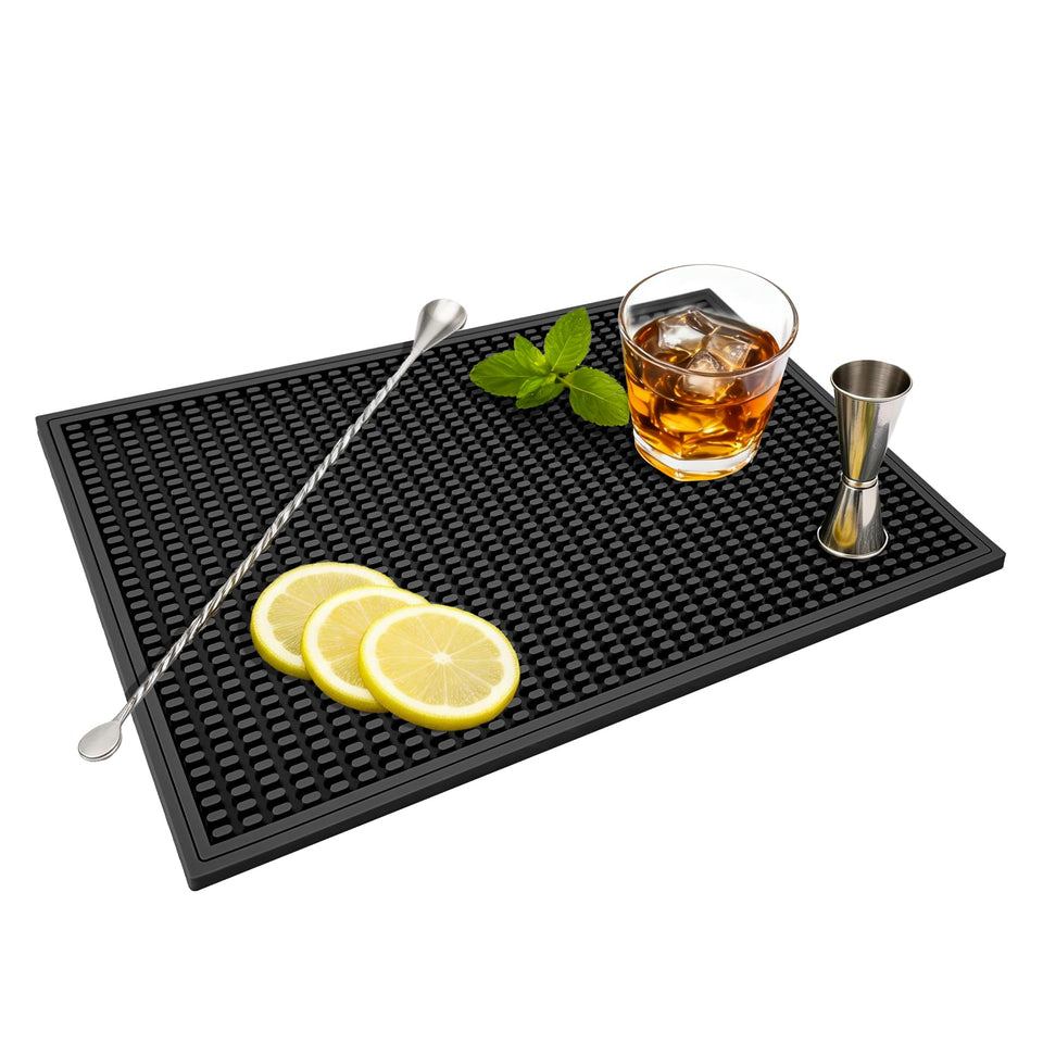 ZJWZLG Bar Mat 18x12 surface view protects countertops while catching spills