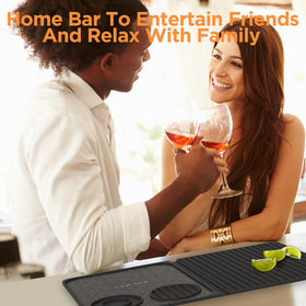 Easy to store, quick to rinse, ideal for entertaining or travel.