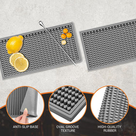 ZJWZLG Bar Mat Small used in a bartender kit for quick cleanup