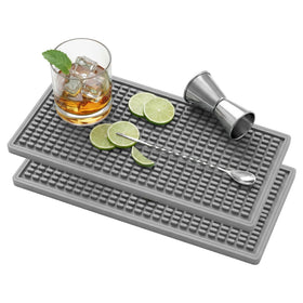 ZJWZLG Bar Mat Small on countertop traps spills to protect surfaces