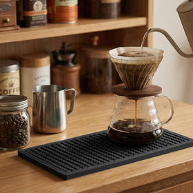ZJWZLG Bar Mat Small heat-resistant surface guards counters from hot spills.